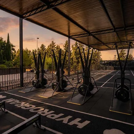 Spacious Gym Paddel Club Wifi Park Apartment *